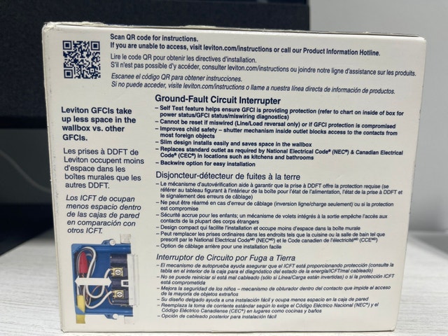 20 Amp SmartlockPro Slim GFCI Outlet - photo 2