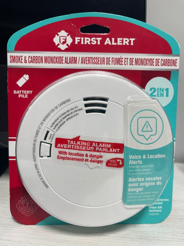 First Alert Smoke & CO Alarm with Voice Alert