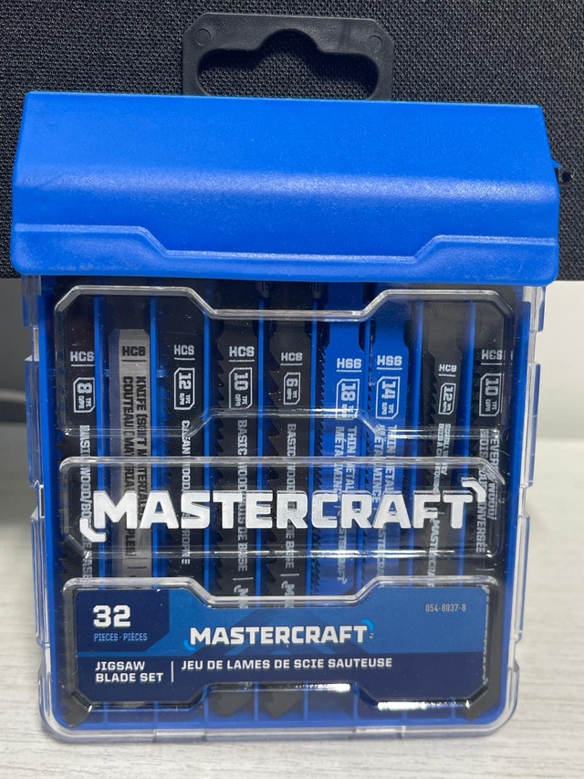 Mastercraft Jigsaw Blade Set with Case, for Wood & Metal