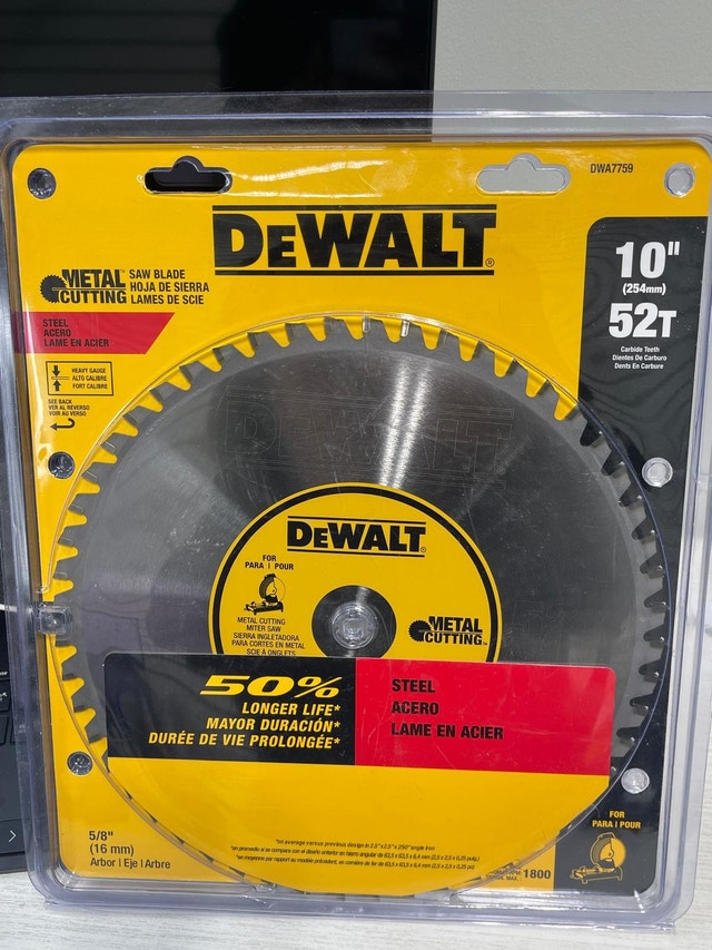 DeWalt DWA7759 General Purpose Circular Saw Blade - 10"