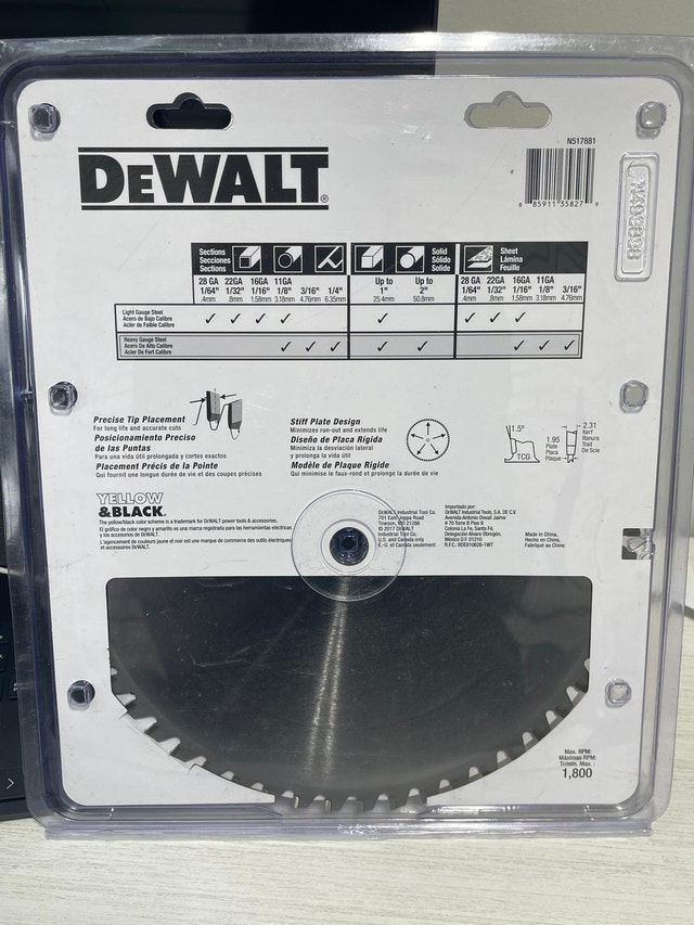 DeWalt DWA7759 General Purpose Circular Saw Blade - 10" - photo 2