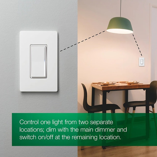 Lutron Sunnata LED+ Dimmer Switch and Accessory Switch 3 Way Kit - photo 3