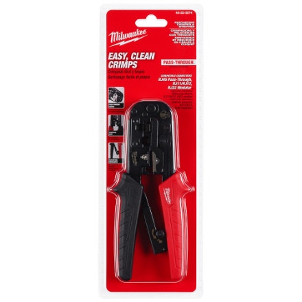 Milwaukee Tool Ratcheting Pass-Through Crimper & Stripper