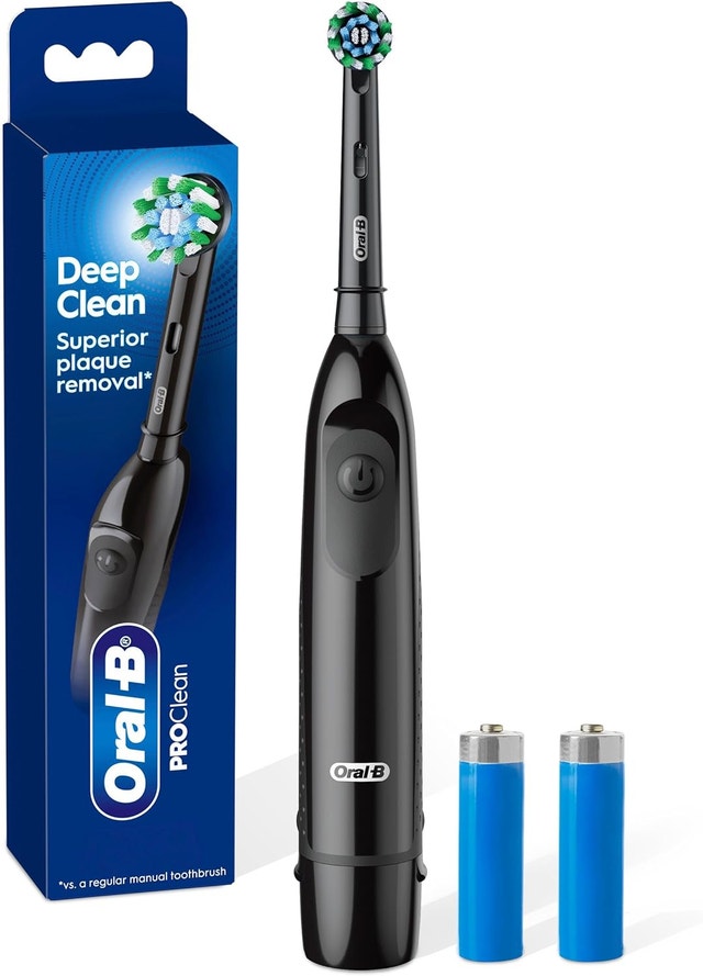 Oral B Pro Clean Toothbrush, Deep Clean - Black