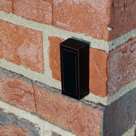 Hampton Bay Wireless Door Bell Push Button, Mediterranean Bronze