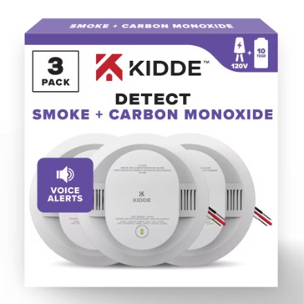 Kidde Hardwired Smoke and CO Alarm with Voice Alert