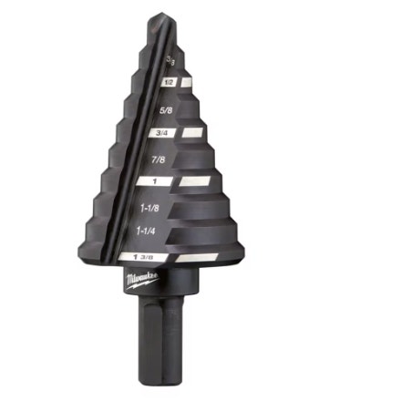 Milwaukee Step Drill Bit #5 Black Oxide