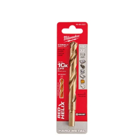 Milwaukee Tool 15/32 inch Cobalt Red Helix Drill Bit - photo 2