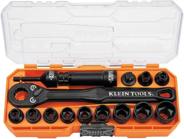 15-Piece SAE Through Socket Set