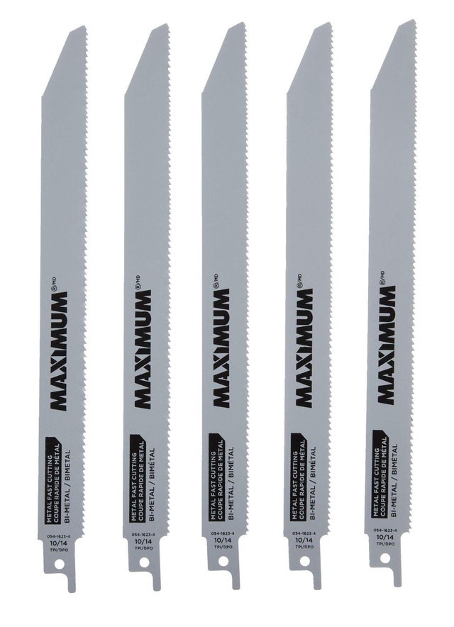 6-in 10/14T Bi-Metal Reciprocating Saw Blades (6pk)