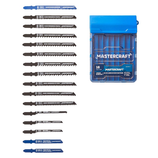 Mastercraft Assorted Carbon Steel Jigsaw Blades