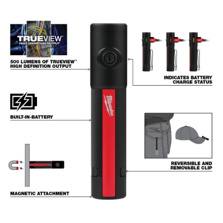 Milwaukee Tool 500 Lumens EDC Rechargeable Flashlight - photo 2