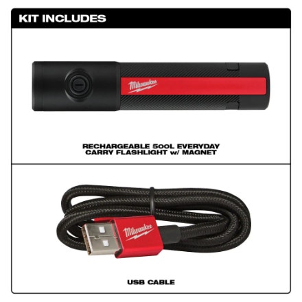 Milwaukee Tool 500 Lumens EDC Rechargeable Flashlight - photo 5