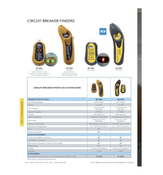 Ideal 61-532 Analog Breaker Finder - photo 3