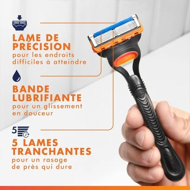 Gillette Fusion5 Razor Refills for Men, 8 Count
