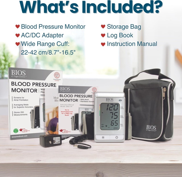 BIOS Diagnostics Blood Pressure Monitor w/ Atrial Fibrillation - photo 4