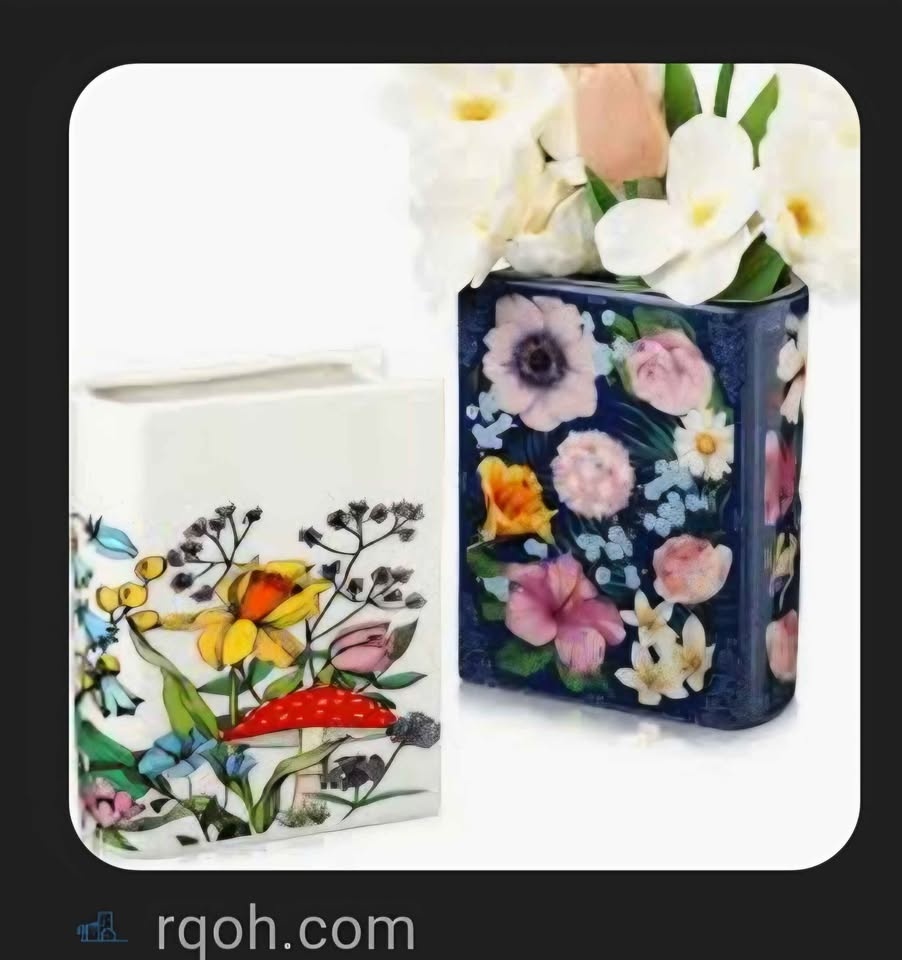 Decorative Book Vases - Set of 2 - photo 3
