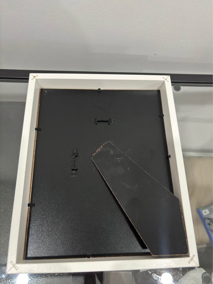 White Modern Picture Frame with Mat - photo 4