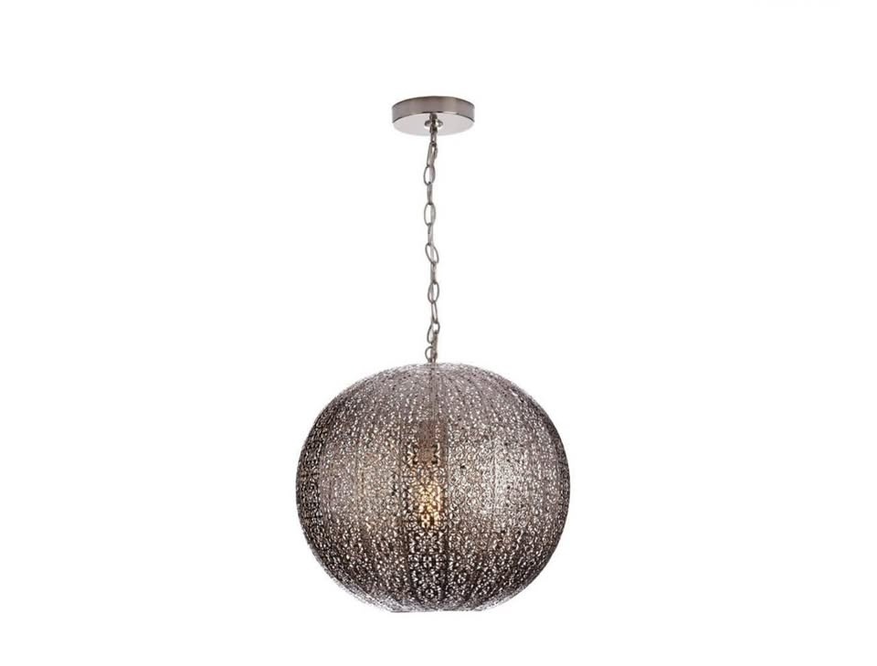 Brand New CANVAS Atlas Fabric Shade Ceiling Pendant Light  🏆 - photo 2