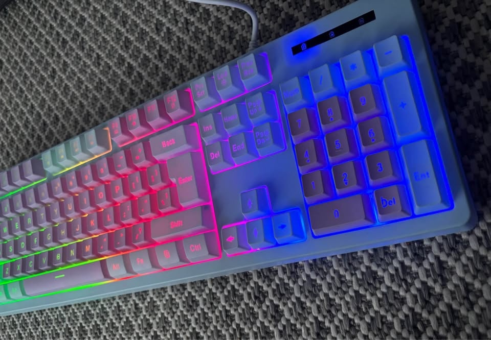 New Rainbow Wired Gaming Keyboard 🏆 - photo 5
