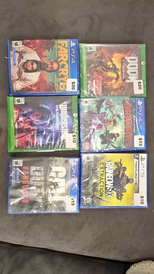 $10 Video Games - Xbox One, PS5, PS4