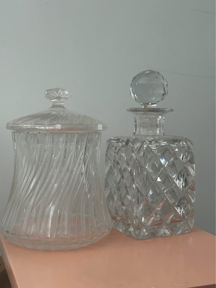 💎Vintage Crystal Bowl and Decanters - photo 3