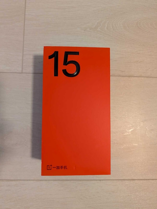 New OnePlus 15 256GB Black Open Box