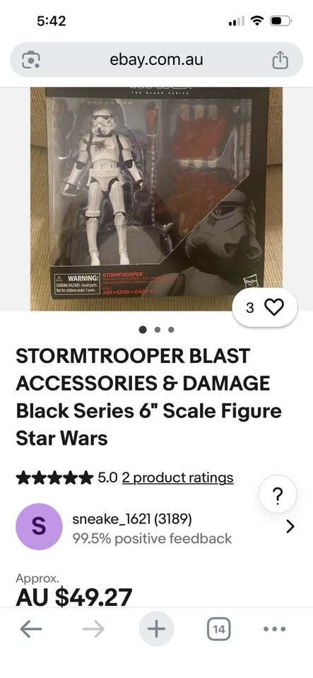 Star Wars Black Series Deluxe Stormtrooper - photo 4