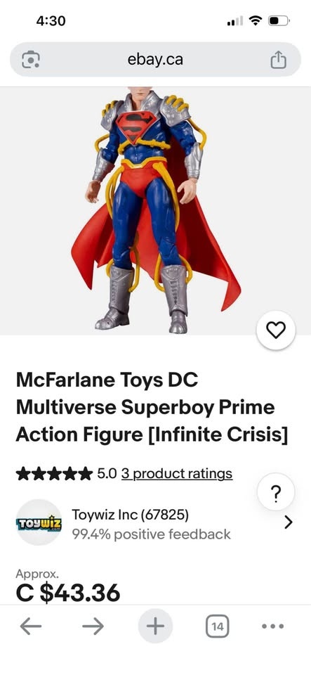McFarlane DC Multiverse Superboy-Prime Infinite Crisis Figure - photo 3