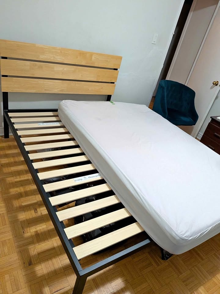 Double Bed - Frame + Mattress