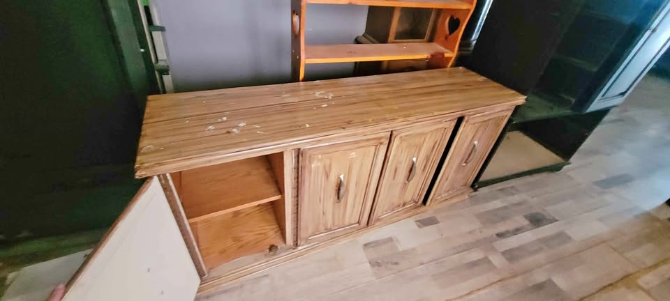 TV stand with cabinets