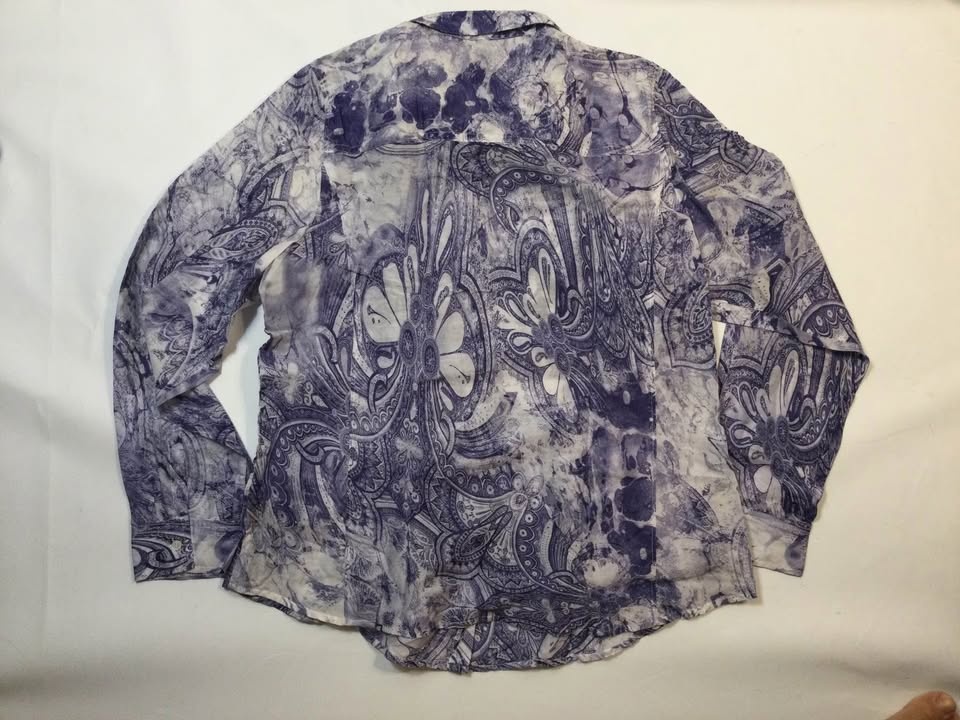 ECRU silk/cotton Blouse - photo 3