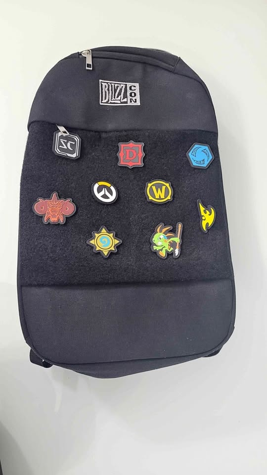 Blizzcon Backpack with Patches