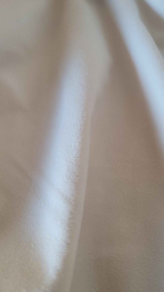 White long sleeve full body jumpsuit size M zipper front - photo 4