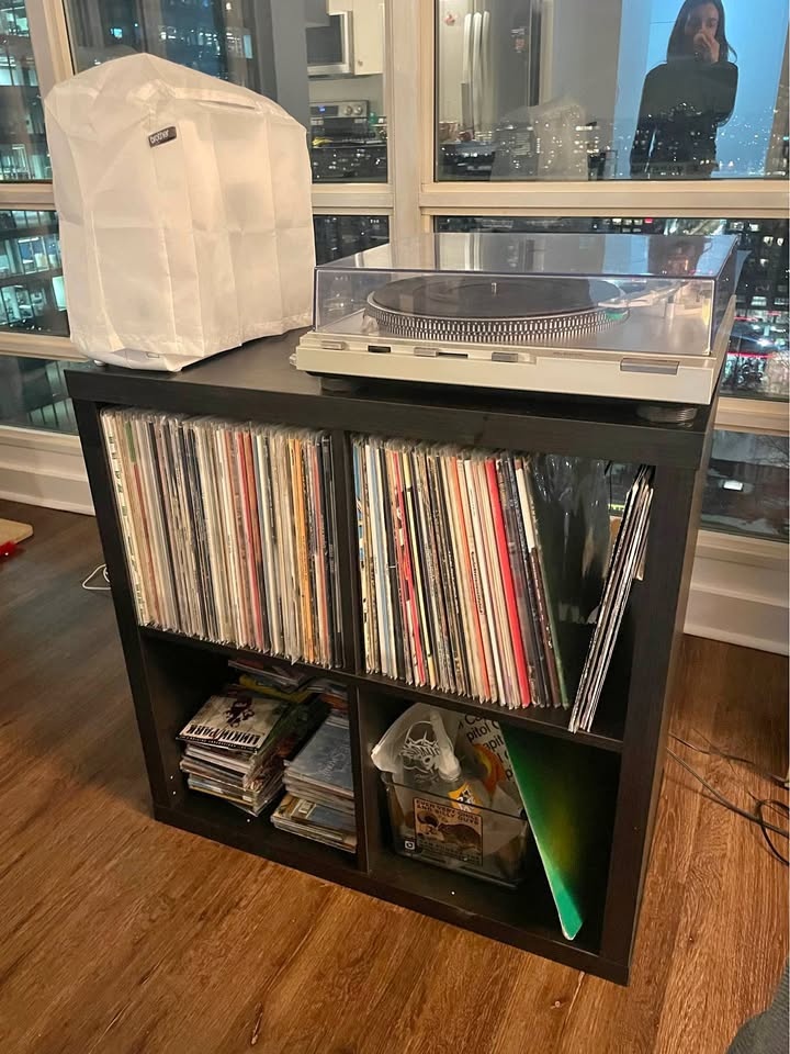 Black 2x2 Cube Storage Unit