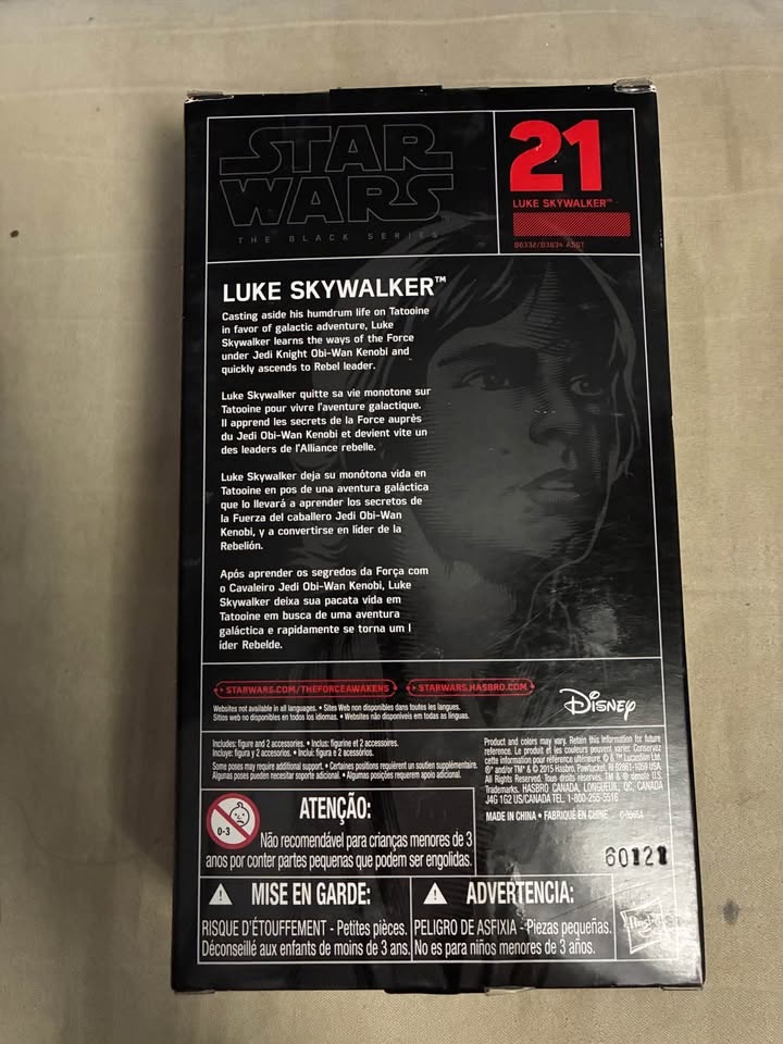 Hasbro Star Wars Black Series Luke Skywalker Figure - photo 2