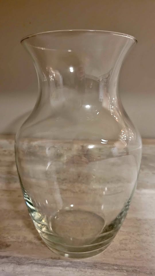 Clear Glass Vase