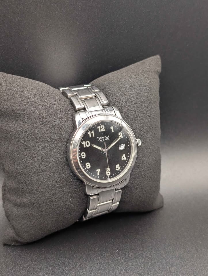 Caravelle by Bulova Silver Tone Watch Black Dial - photo 5