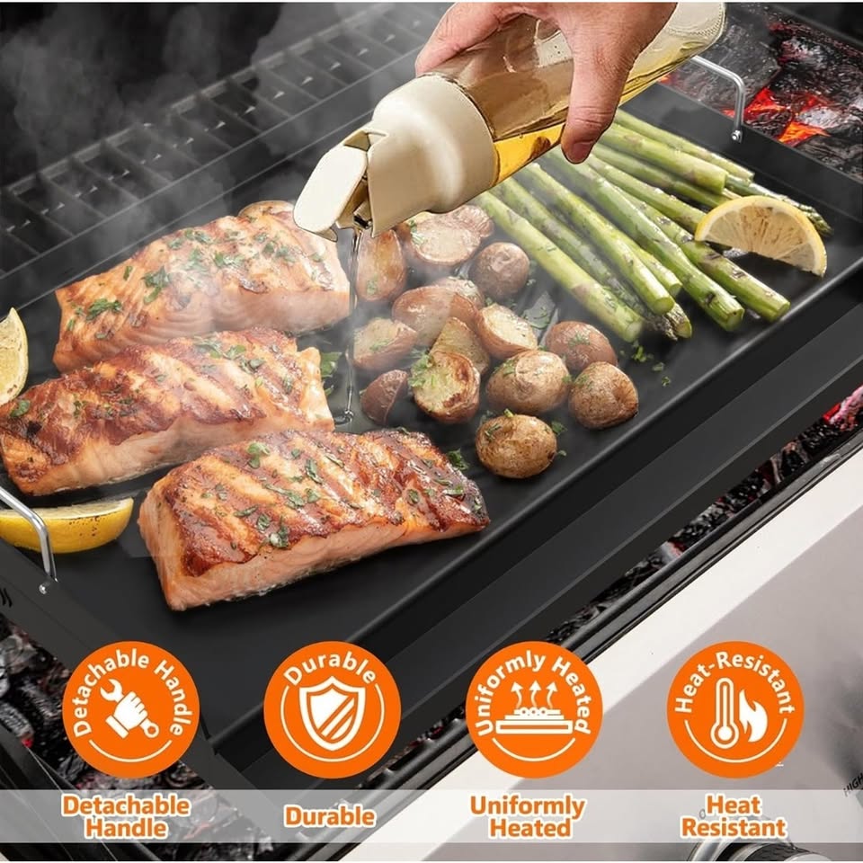 25"×16" Nonstick Universal Griddle for Gas Grill - photo 4