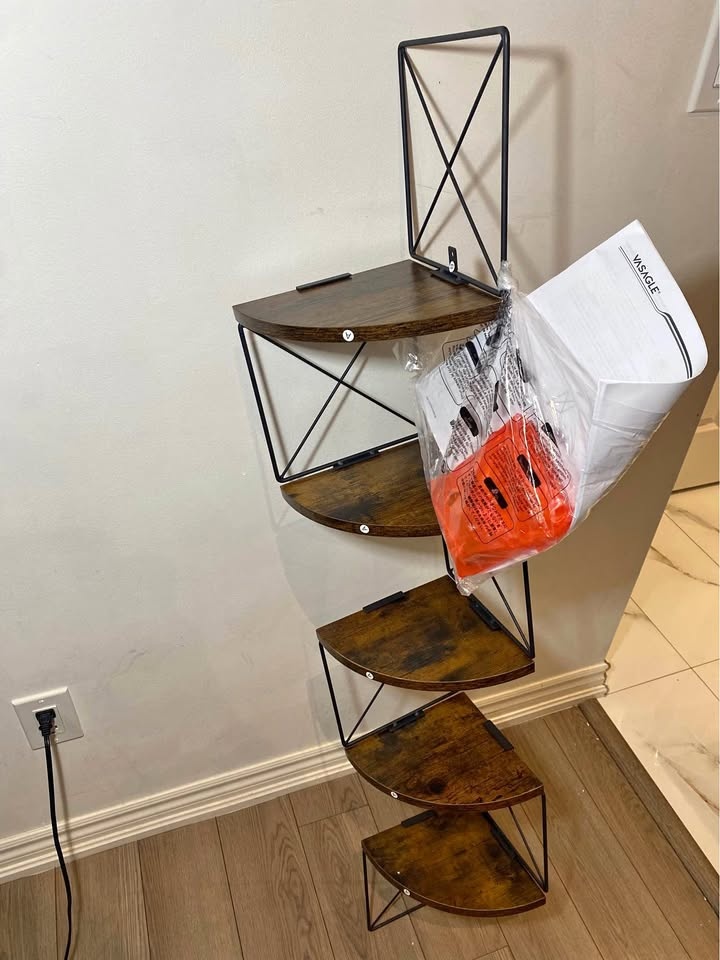 VASAGLE 5-Tier Corner Shelf
