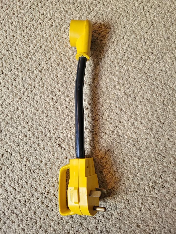 Camco PowerGrip RV Electrical Dogbone Adapter
