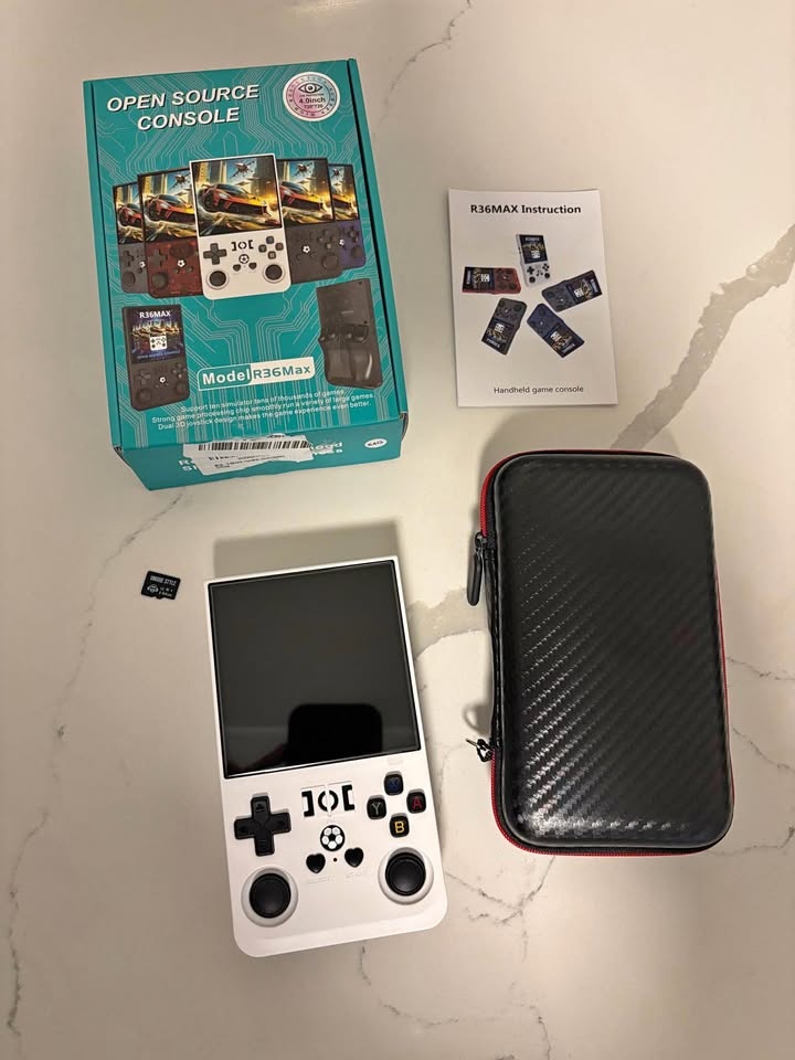 New R36MAX Portable Retro Game Console - 4" HD Screen 🏆🏆