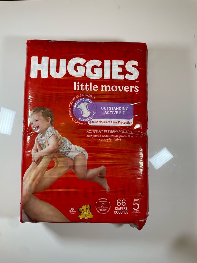 Huggies Diapers Size 5 - 66 Pack