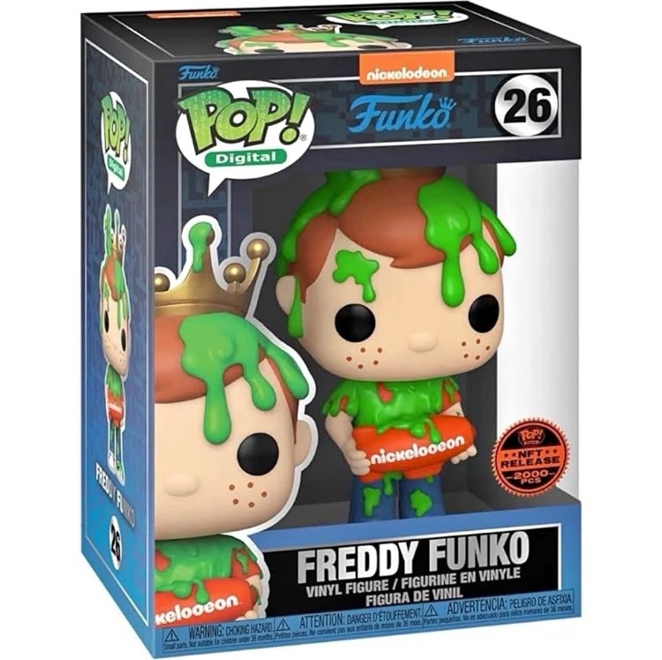 Funko Pop! Digital Nickelodeon Freddy Funko Slime #26 Royalty w/