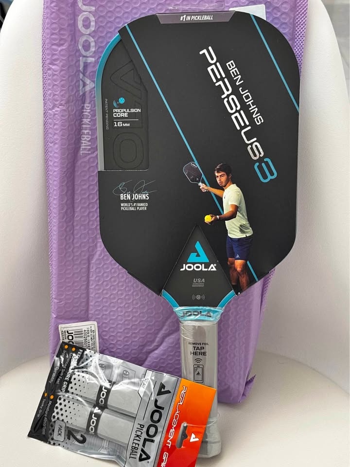 JOOLA BEN JOHNS PERSEUS 3S 16 MM PICKLEBALL PADDLE UPA-A APPROVE