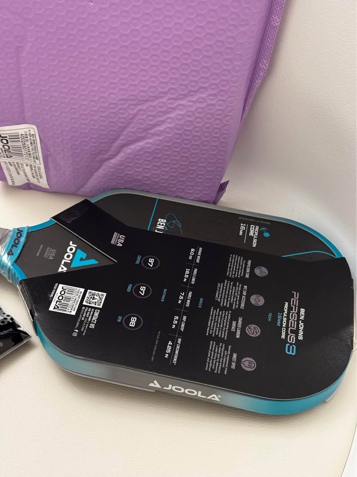 JOOLA BEN JOHNS PERSEUS 3S 16 MM PICKLEBALL PADDLE UPA-A APPROVE - photo 4