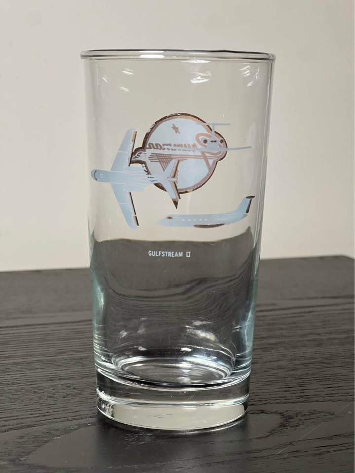 Set of 5 Grumman Aviation Airline Glasses - Gulfstream II - photo 2