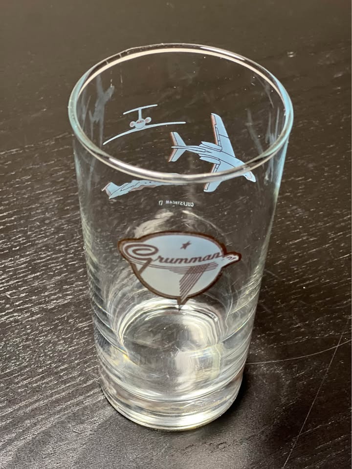 Set of 5 Grumman Aviation Airline Glasses - Gulfstream II - photo 3