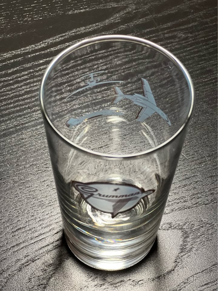 Set of 5 Grumman Aviation Airline Glasses - Gulfstream II - photo 4