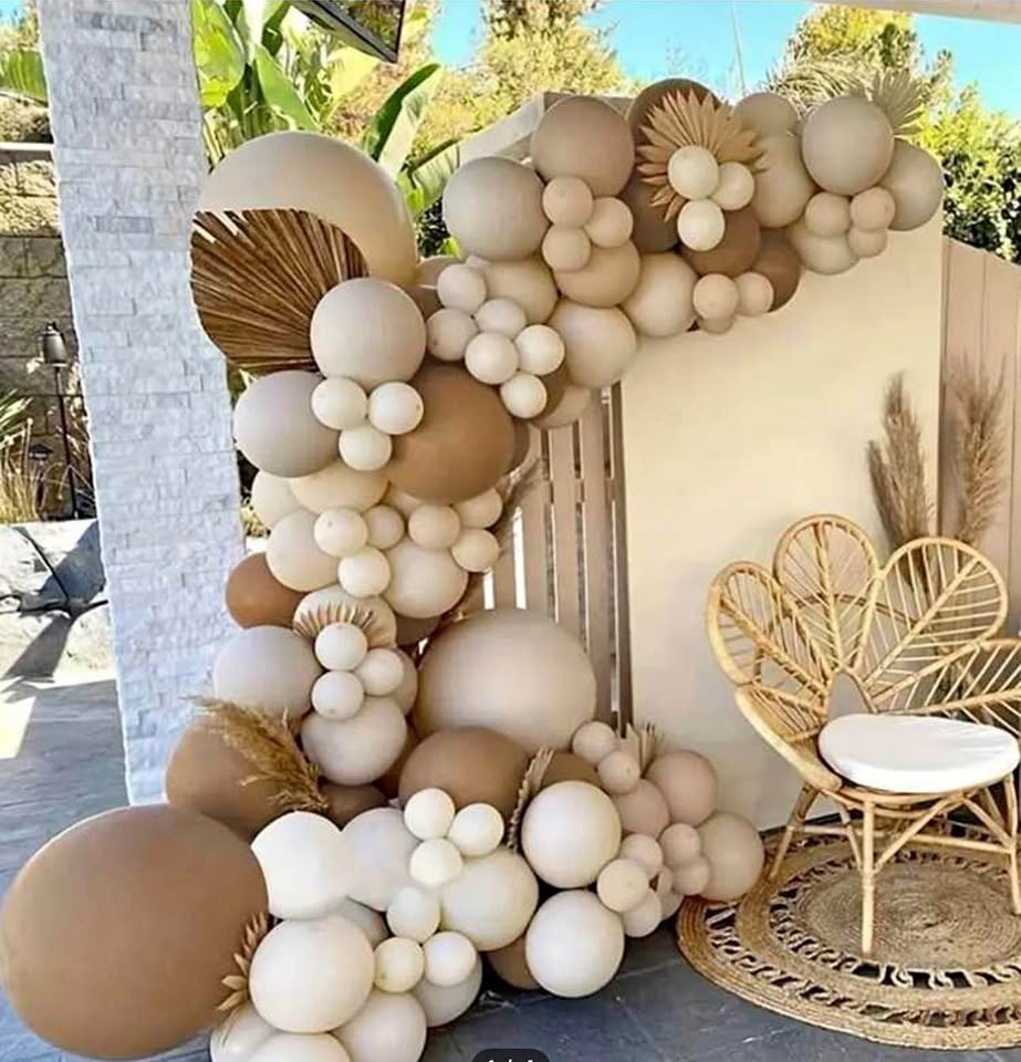 Neutral Teddy Bear Baby Shower Decor Bundle